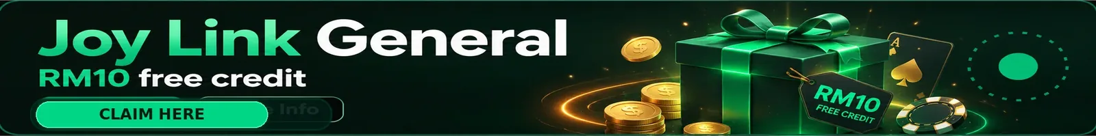 Claim Joy Link General RM10 free credit